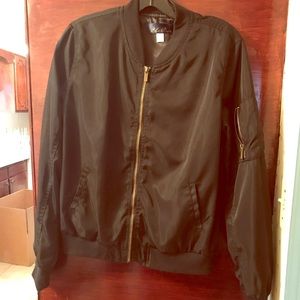 Black Bomber Jacket